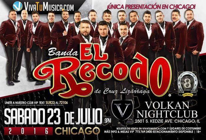 Banda Los Recoditos en Enigma Nightclub